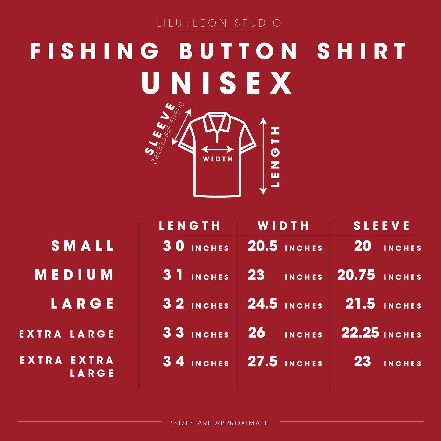Fishing Button Down Shirt - Embroidered