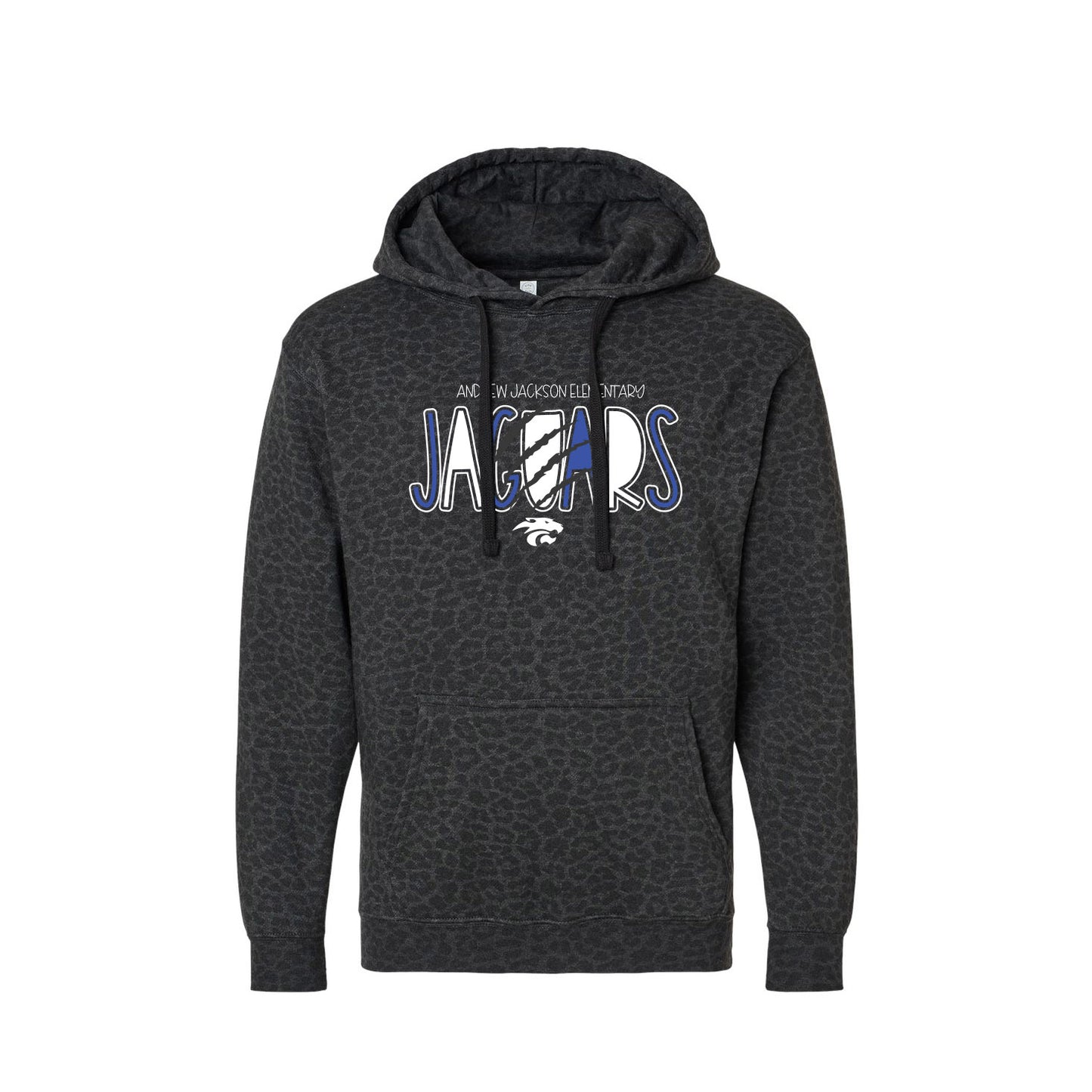 Print Fleece Basic Hoodie