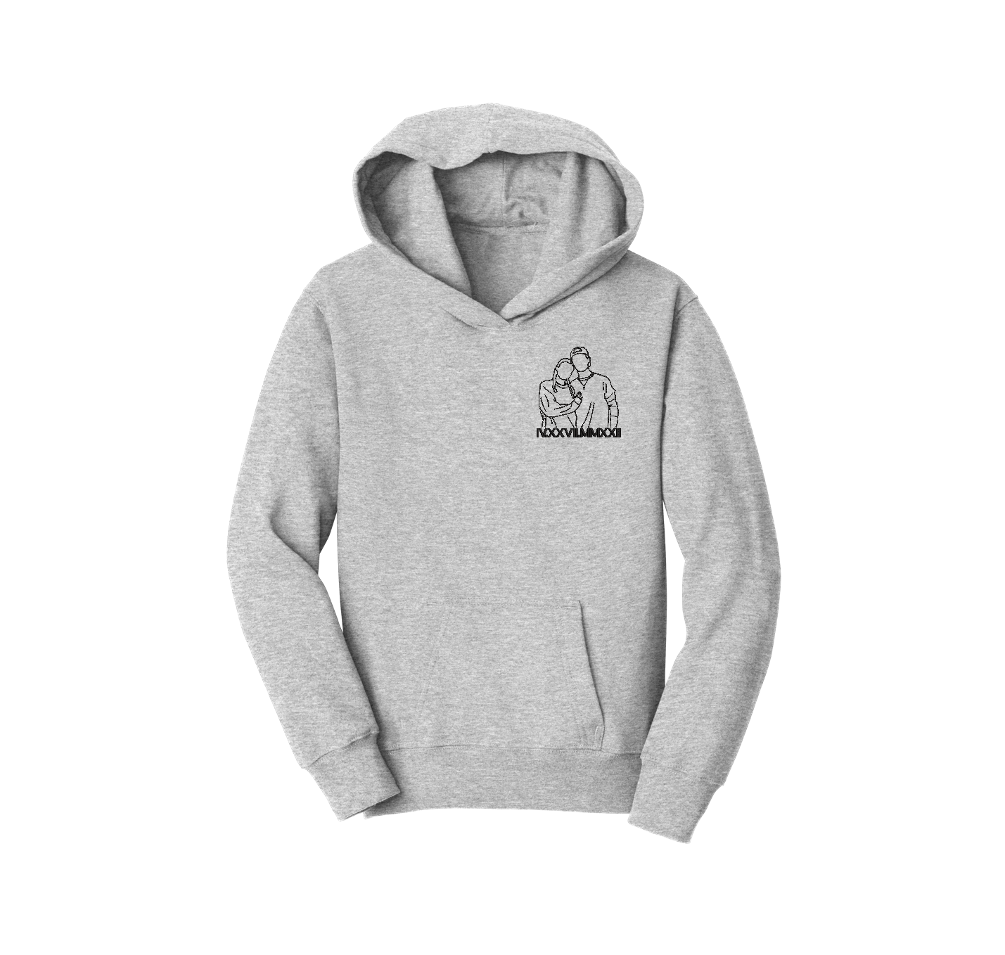 Photo portrait, photo sweater, outline sweater, couples portrait sweater, couples photo gift, portrait crewneck sweatshirt
