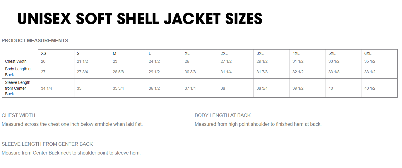 Adult Soft Shell Jacket
