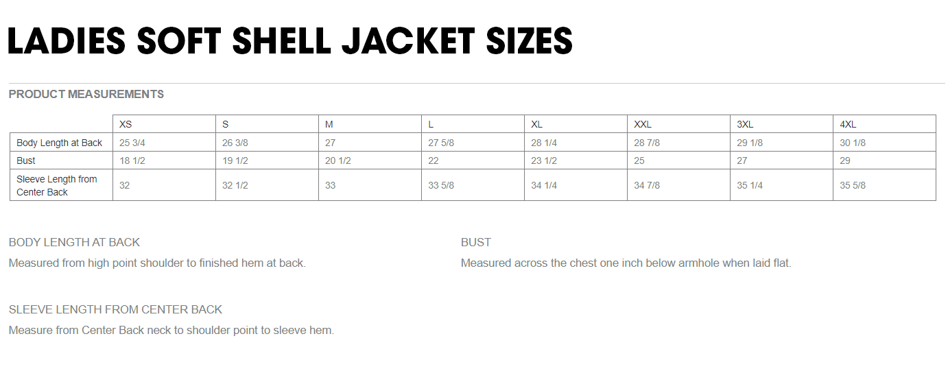 Adult Soft Shell Jacket