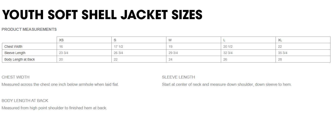 Youth Soft Shell Jacket
