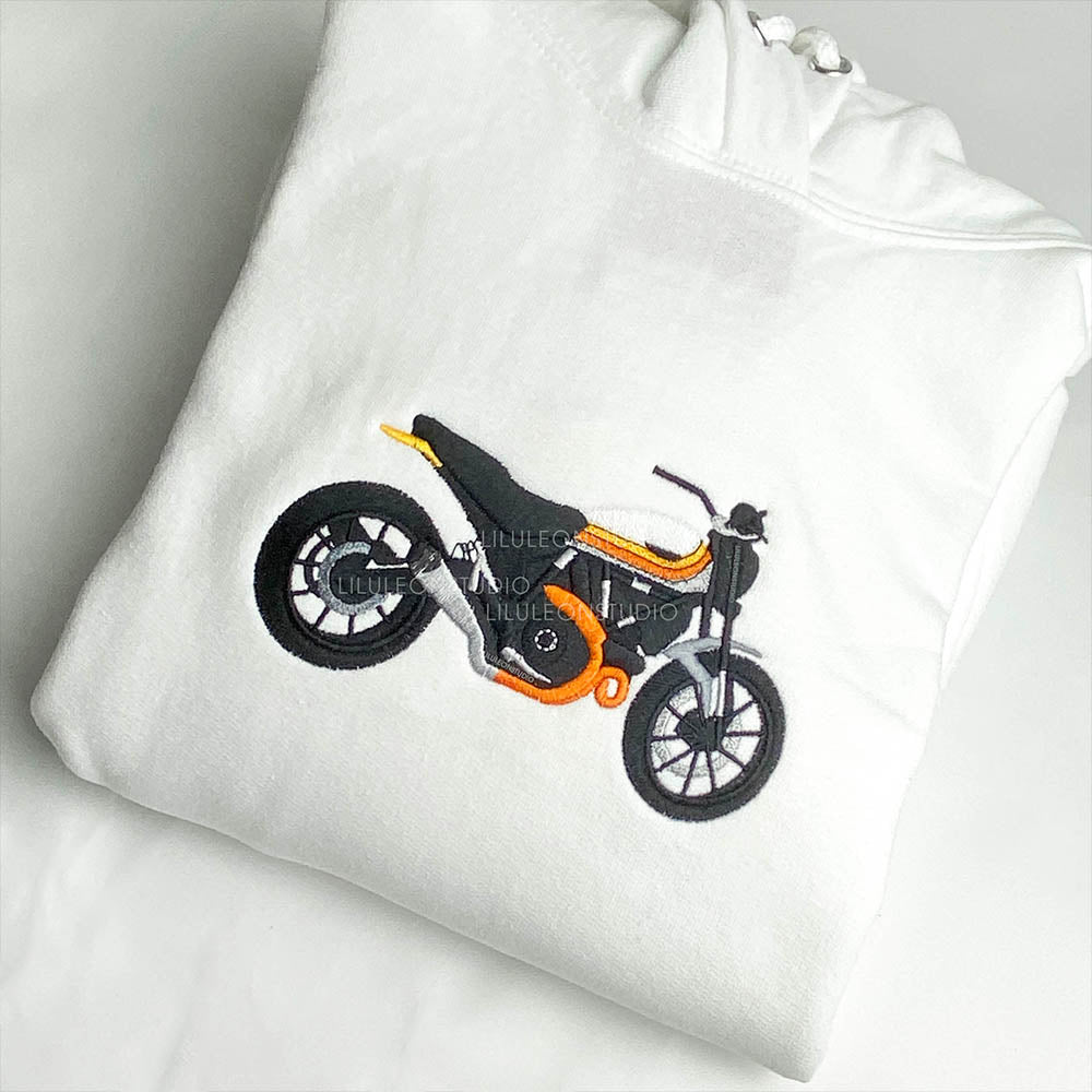 Large Motorcycle Hood Sweater