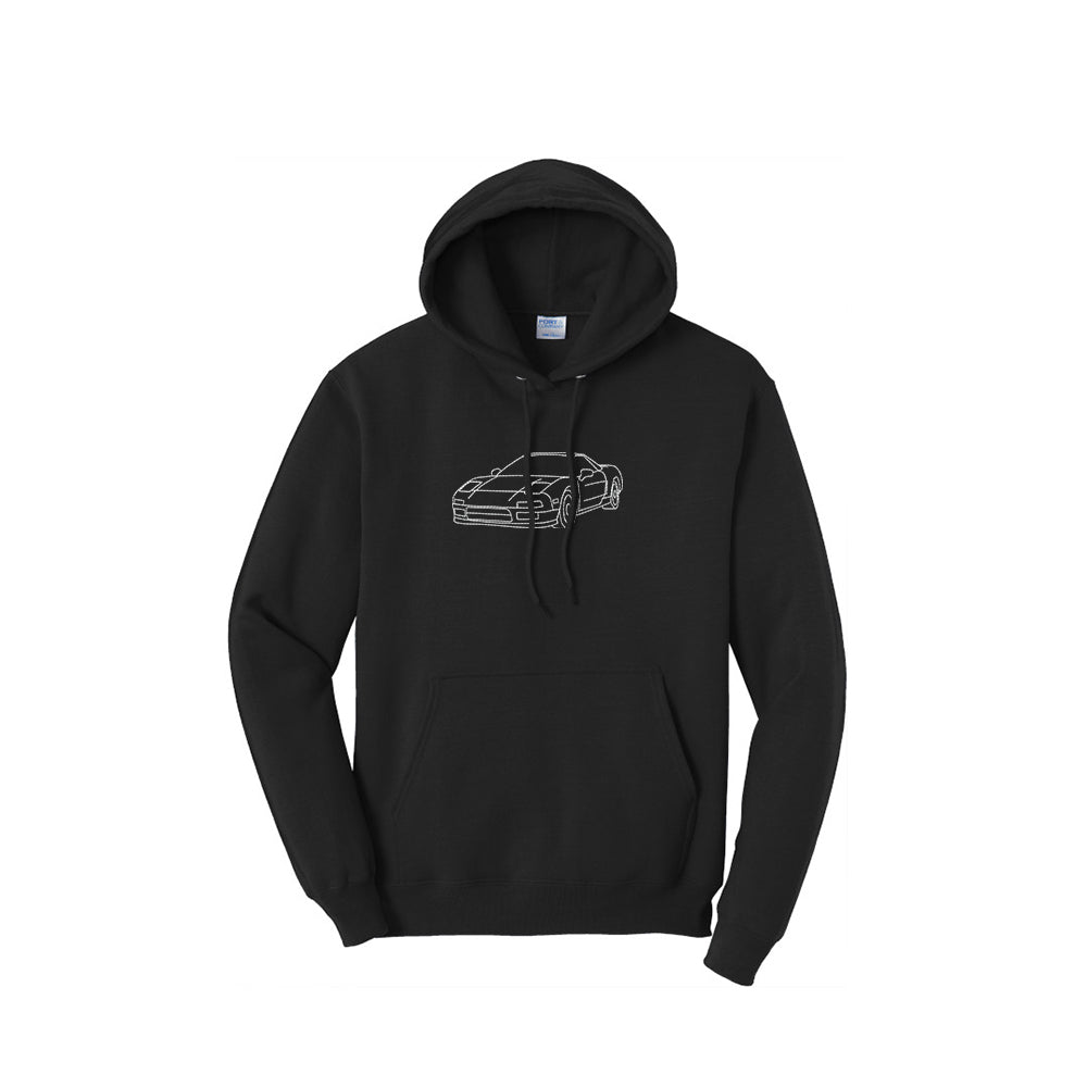 outline car embroidery, outline of car, car sweater, car gift, car racer, car enthusiast, street car, street car gift, car lover, car couple gift