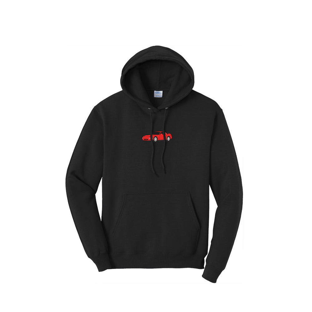 Small Car Sweater with Hood