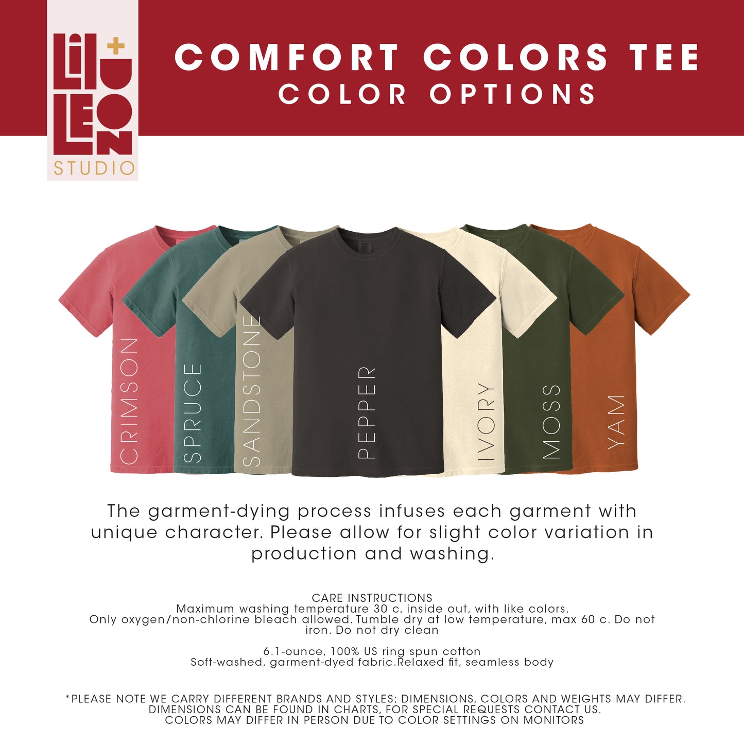 Monogram Comfort Colors Tee