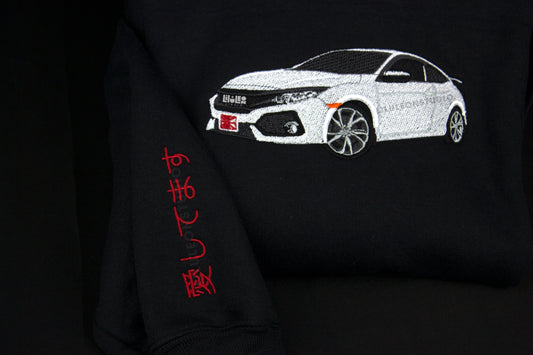 7 inch Car Sweater with Hood