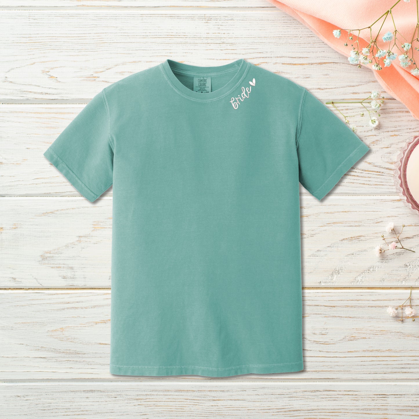 Collar Embroidery Comfort Colors Tee